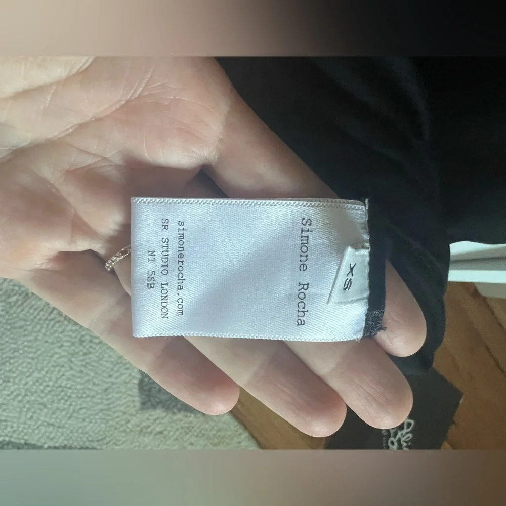 Simone Rocha Cotton Tee ( size XS) - Picture 3 of 5